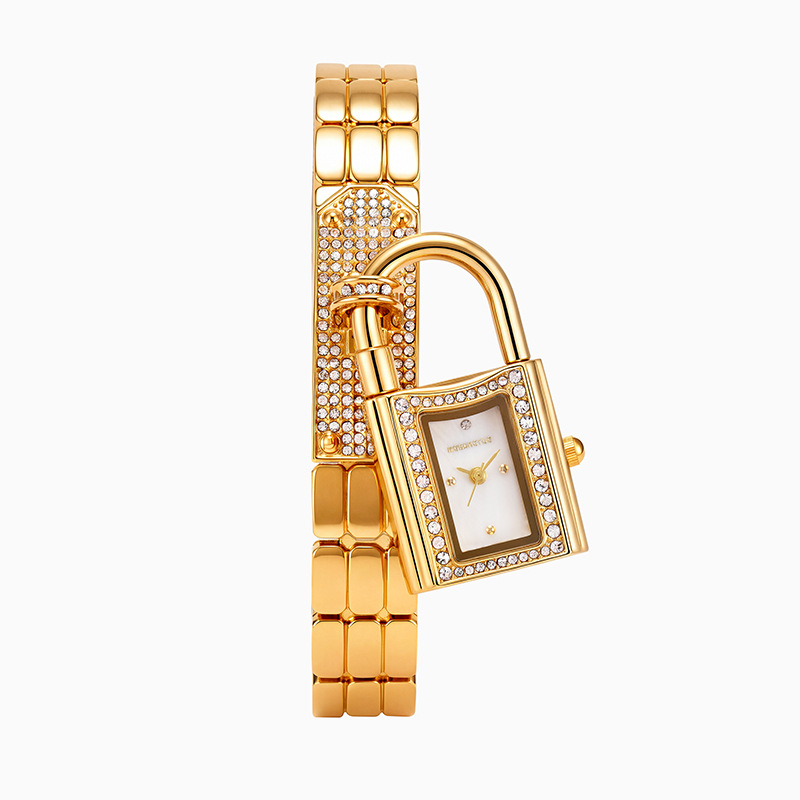 Luxury Watch Diamond - Reloj de pulsera de cuarzo para