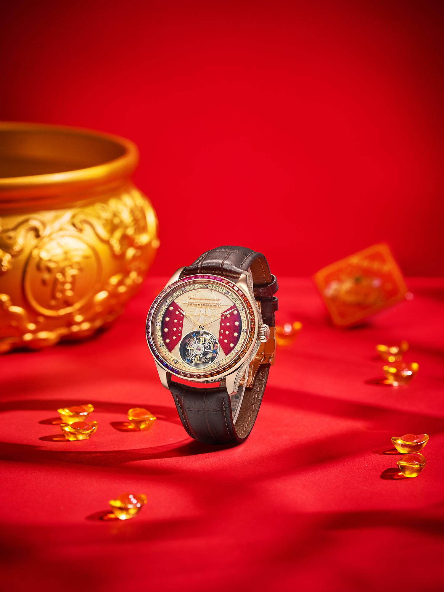 Luxury Watch Diamond - Reloj para hombre con movimiento mecánico