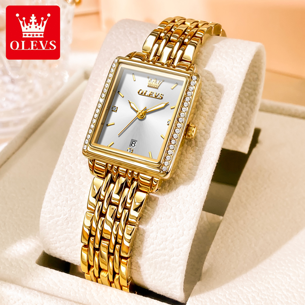 Luxury Watch Girl - Reloj OLEVS 9995 con Fecha para