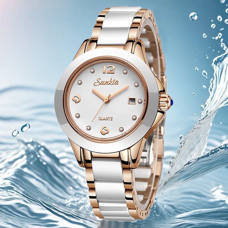 Reloj Sunkta de cuarzo informa - Luxury Watch Diamond reseña y precio