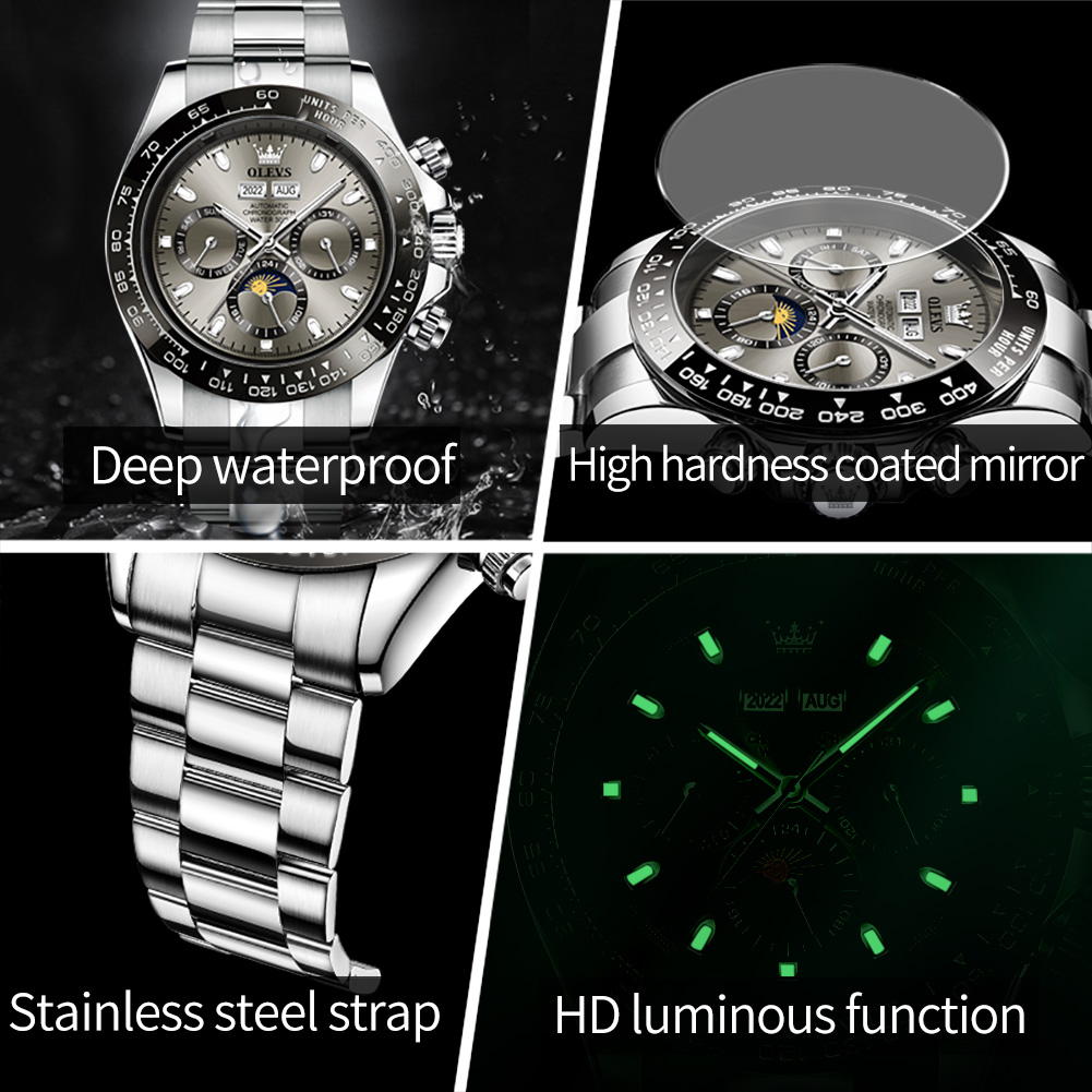 OLEVS 6654 reloj de lujo para  - Cartier Watch Tank reseña y precio