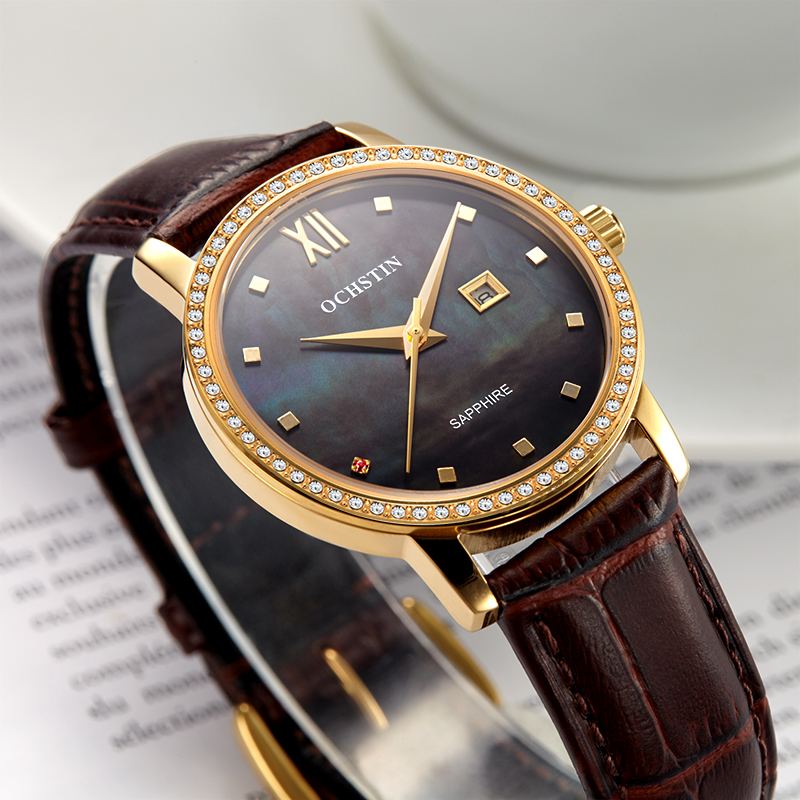 OCHSTIN-relojes de cuarzo japo - Luxury Watch Diamond reseña y precio