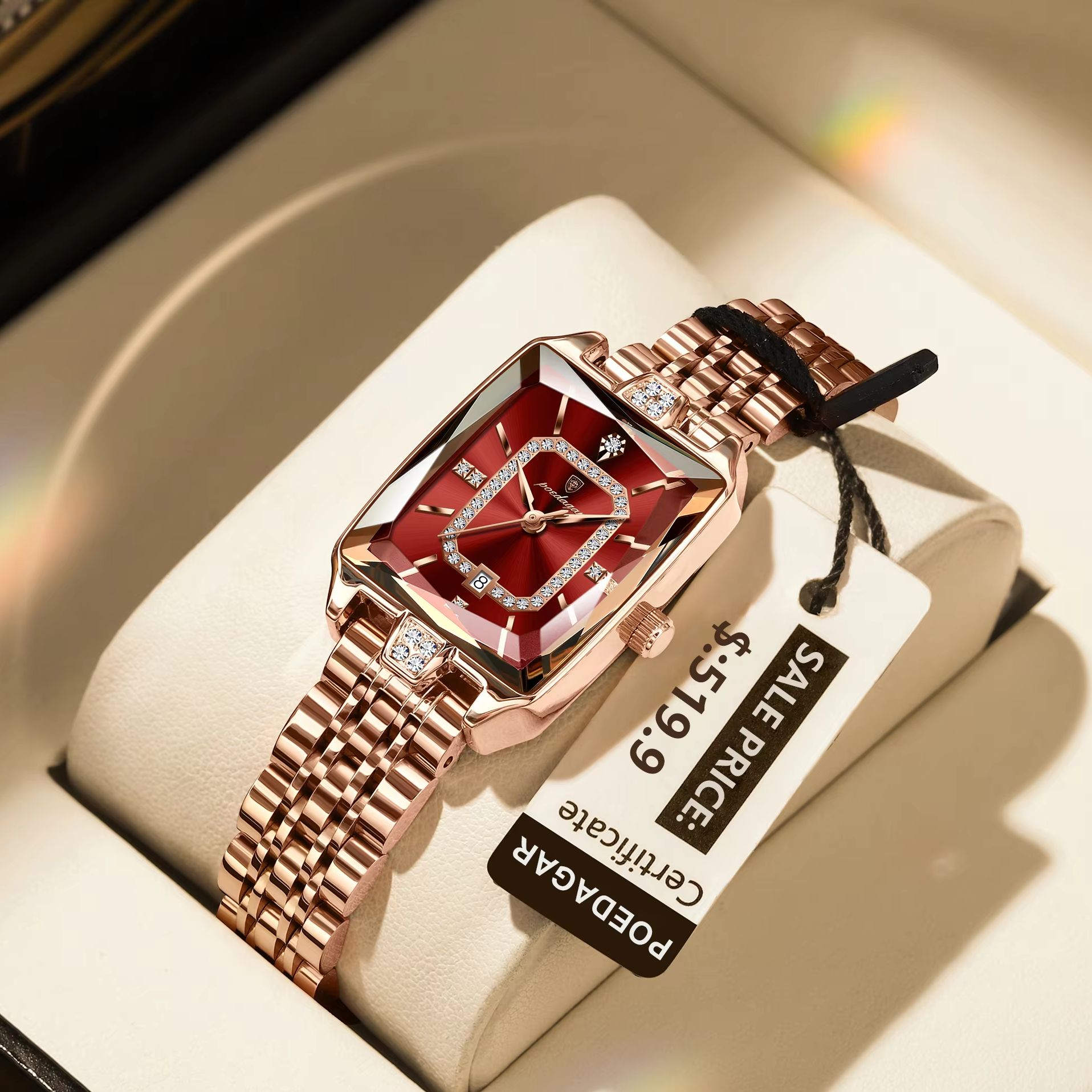 Reloj de pulsera POEDAGAR eleg - Luxury Watch Girl reseña y precio