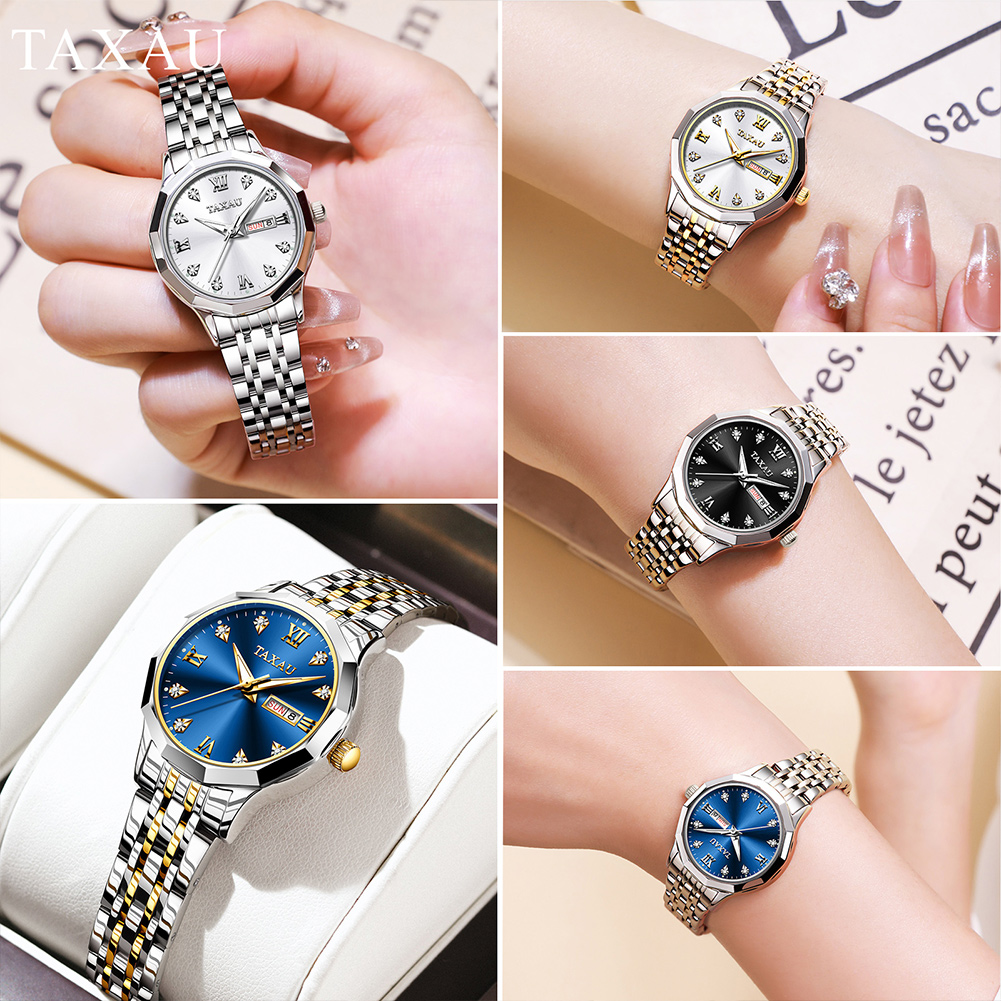 OLEVS, reloj dorado a la moda  - Luxury Watch Girl reseña y precio