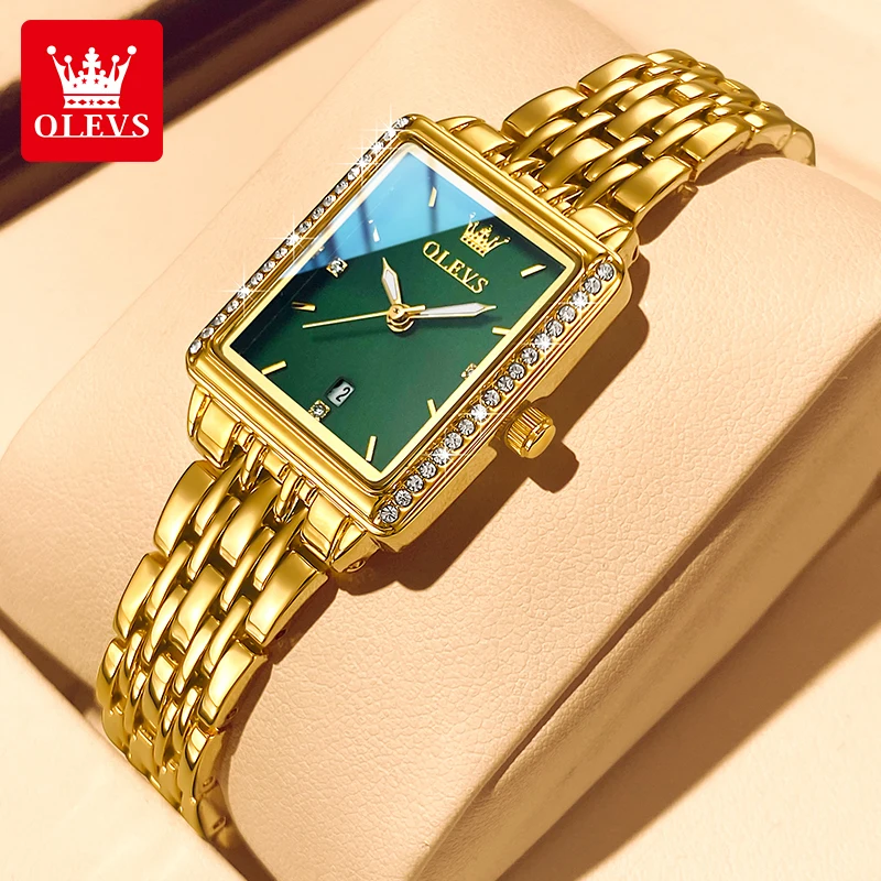 Reloj OLEVS 9995 con Fecha par - Luxury Watch Girl reseña y precio