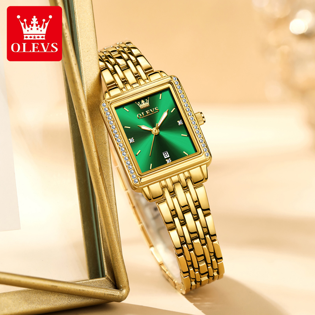 Reloj OLEVS 9995 con Fecha par - Luxury Watch Girl reseña y precio