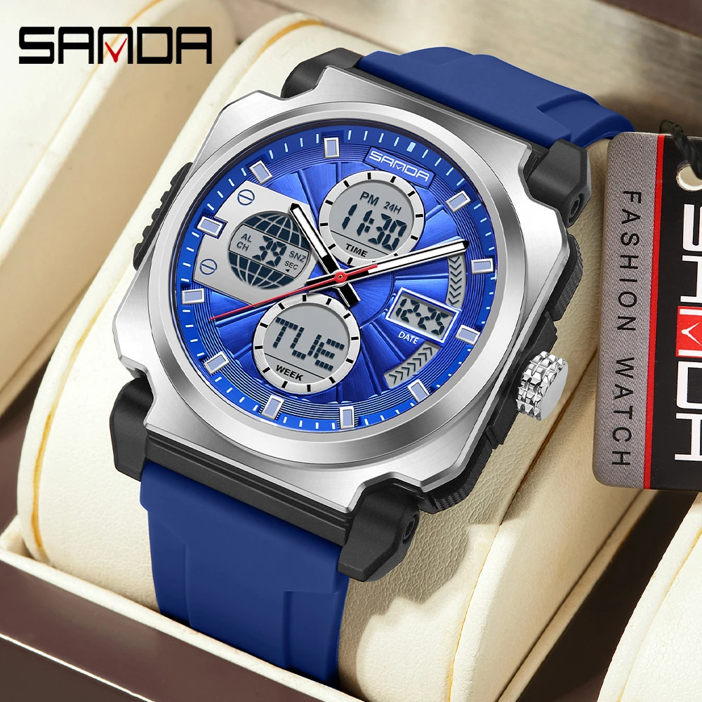 Reloj electrónico SANDA para h - Luxury Watch Shop reseña y precio