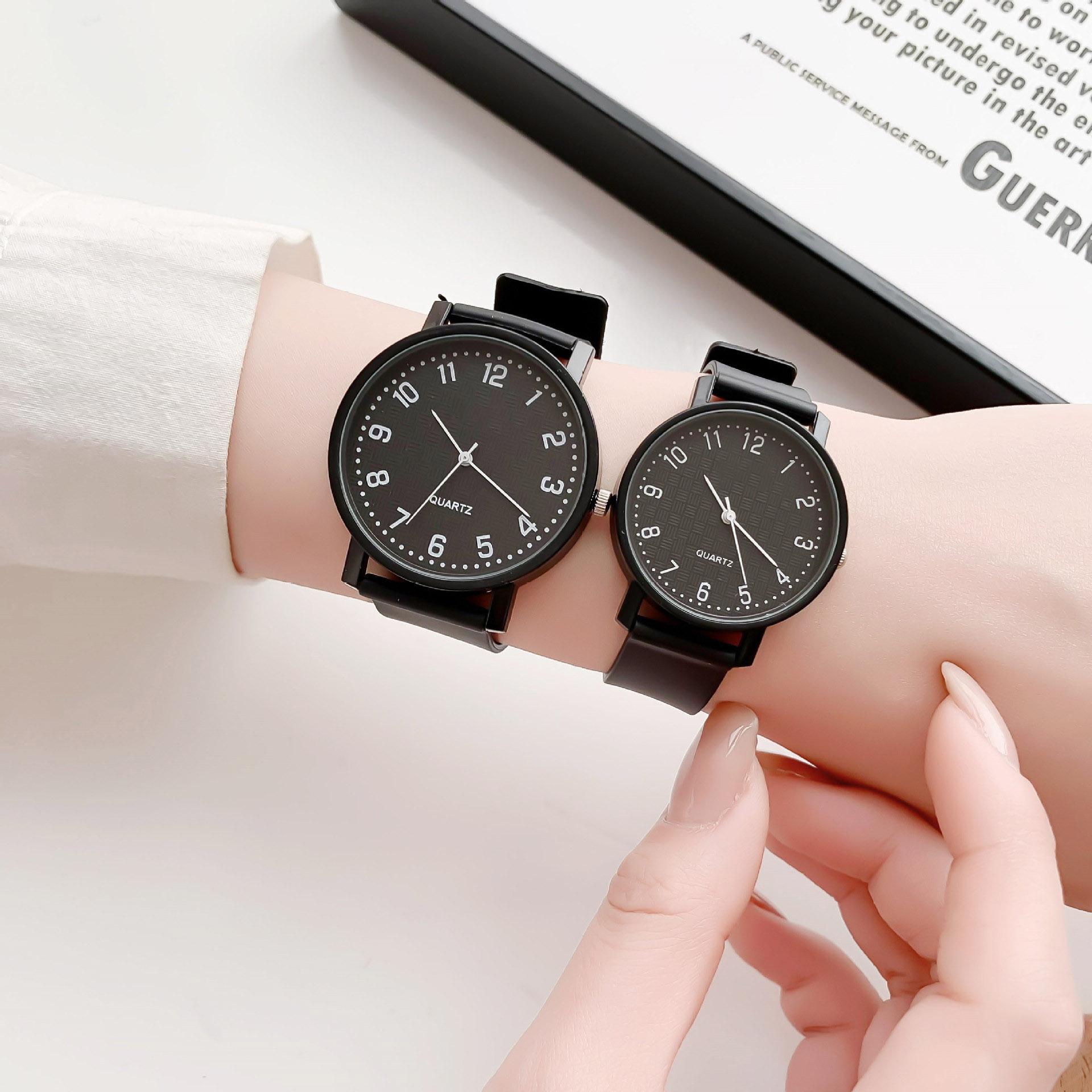 Reloj negro Simple, relojes de - Luxury Watch Girl reseña y precio