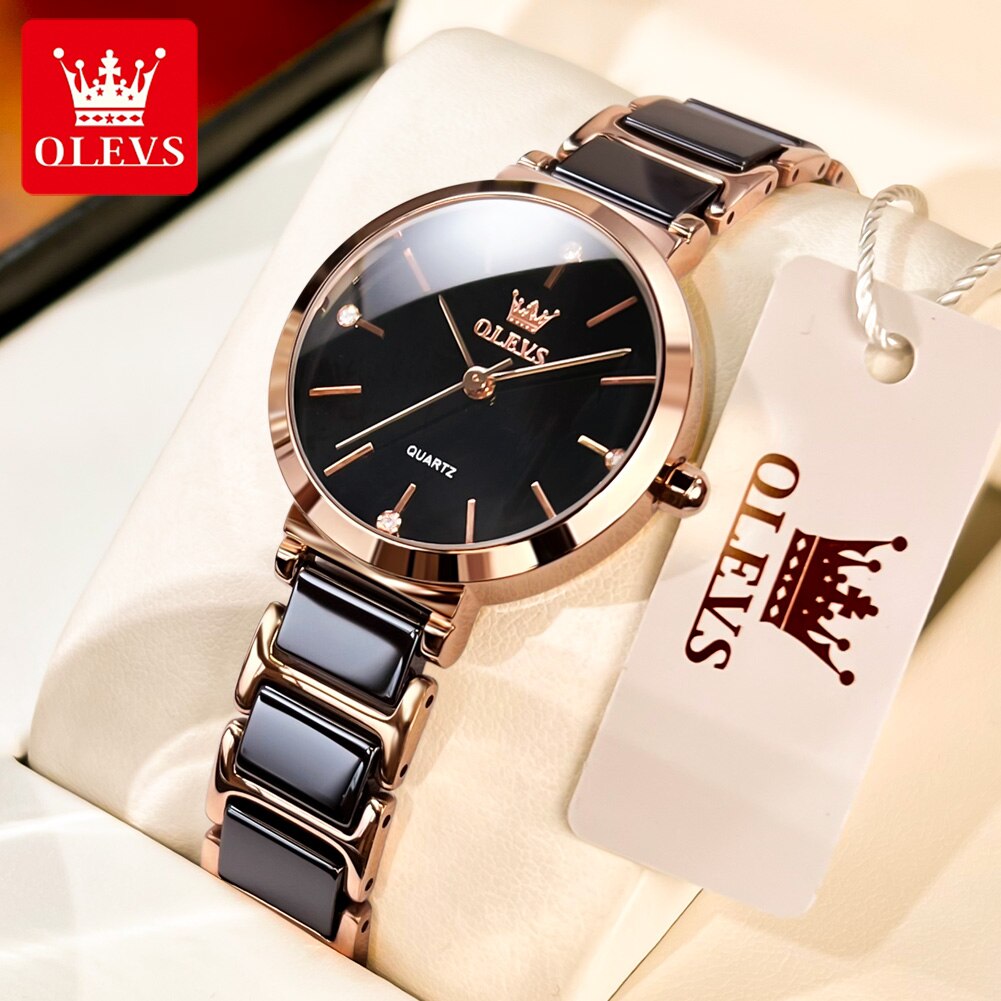 OLEVS-Reloj de cuarzo con corr - Luxury Watch Girl reseña y precio