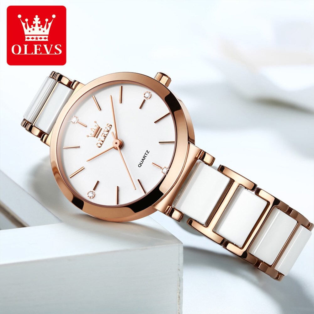 OLEVS-Reloj de cuarzo con corr - Luxury Watch Girl reseña y precio